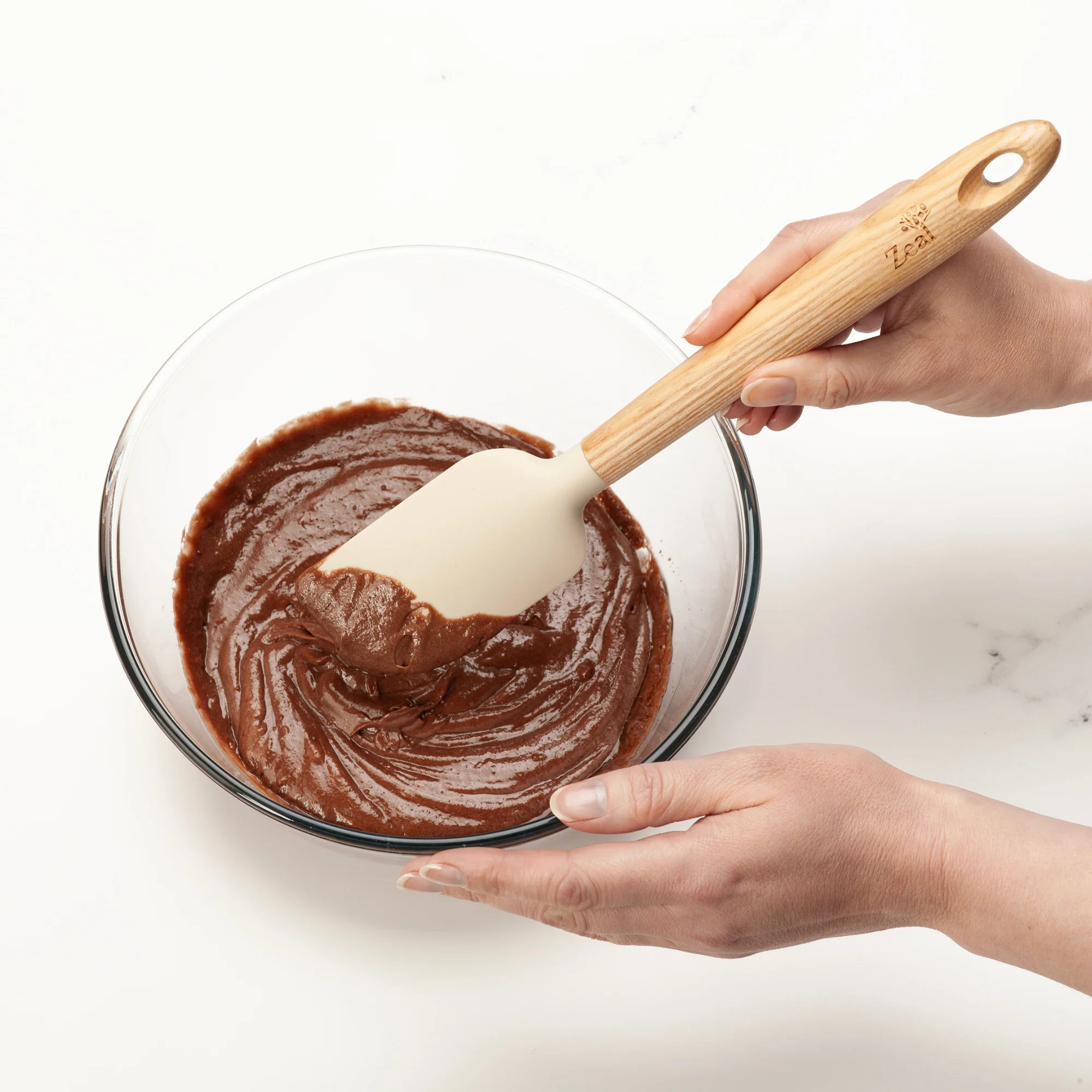 Ash Wood Handled Spatula, 25cm - Image 9