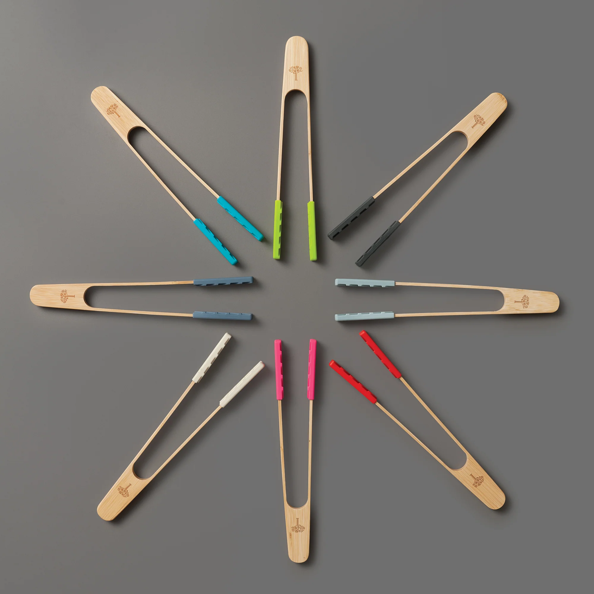 Bamboo Cooking Tongs with Silicone Tips, 25cm - Image 9