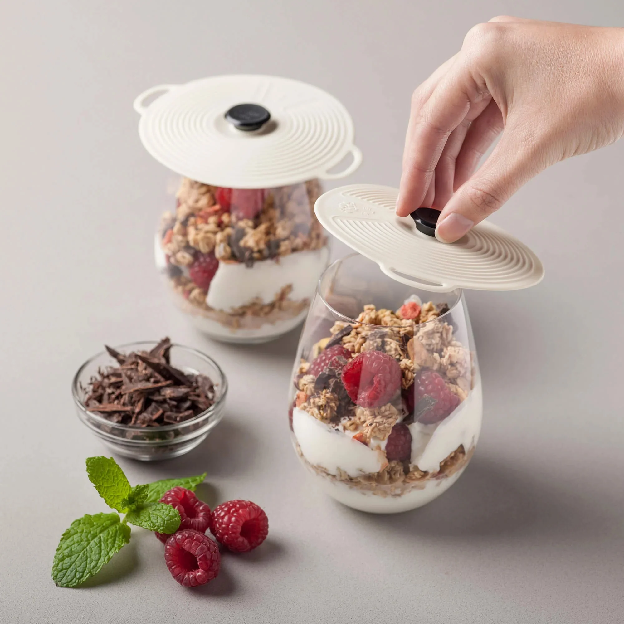 Classic Self Sealing Silicone Lid, Set of 2, 10cm - Image 11