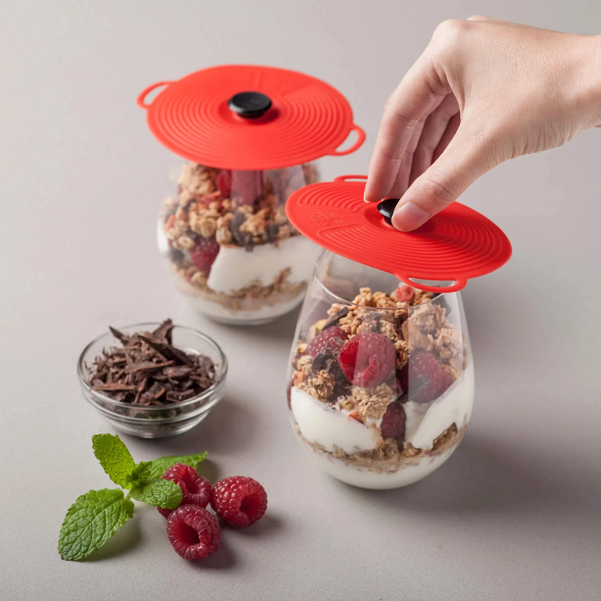 Classic Self Sealing Silicone Lid, Set of 2, 10cm - Image 15