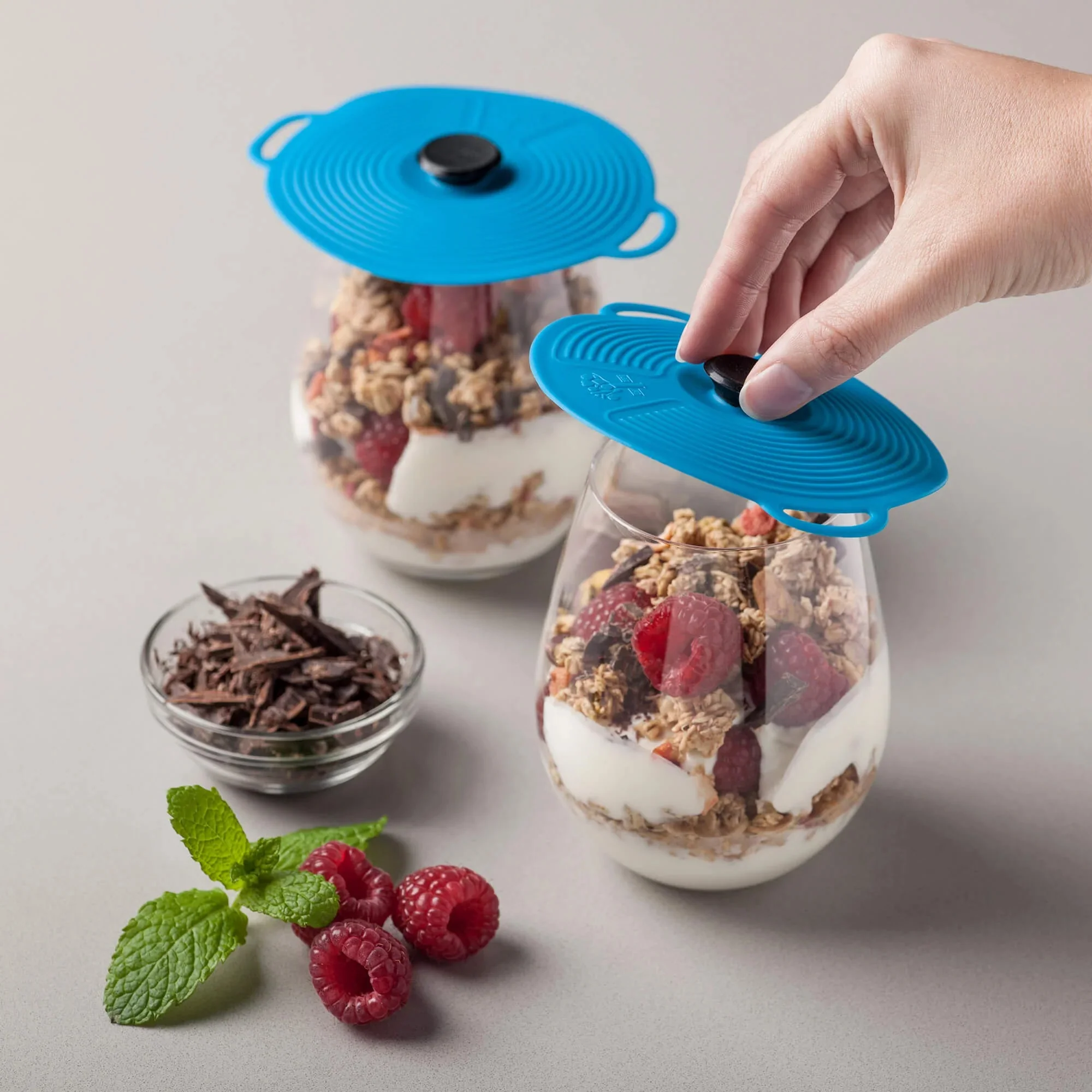 Classic Self Sealing Silicone Lid, Set of 2, 10cm - Image 17