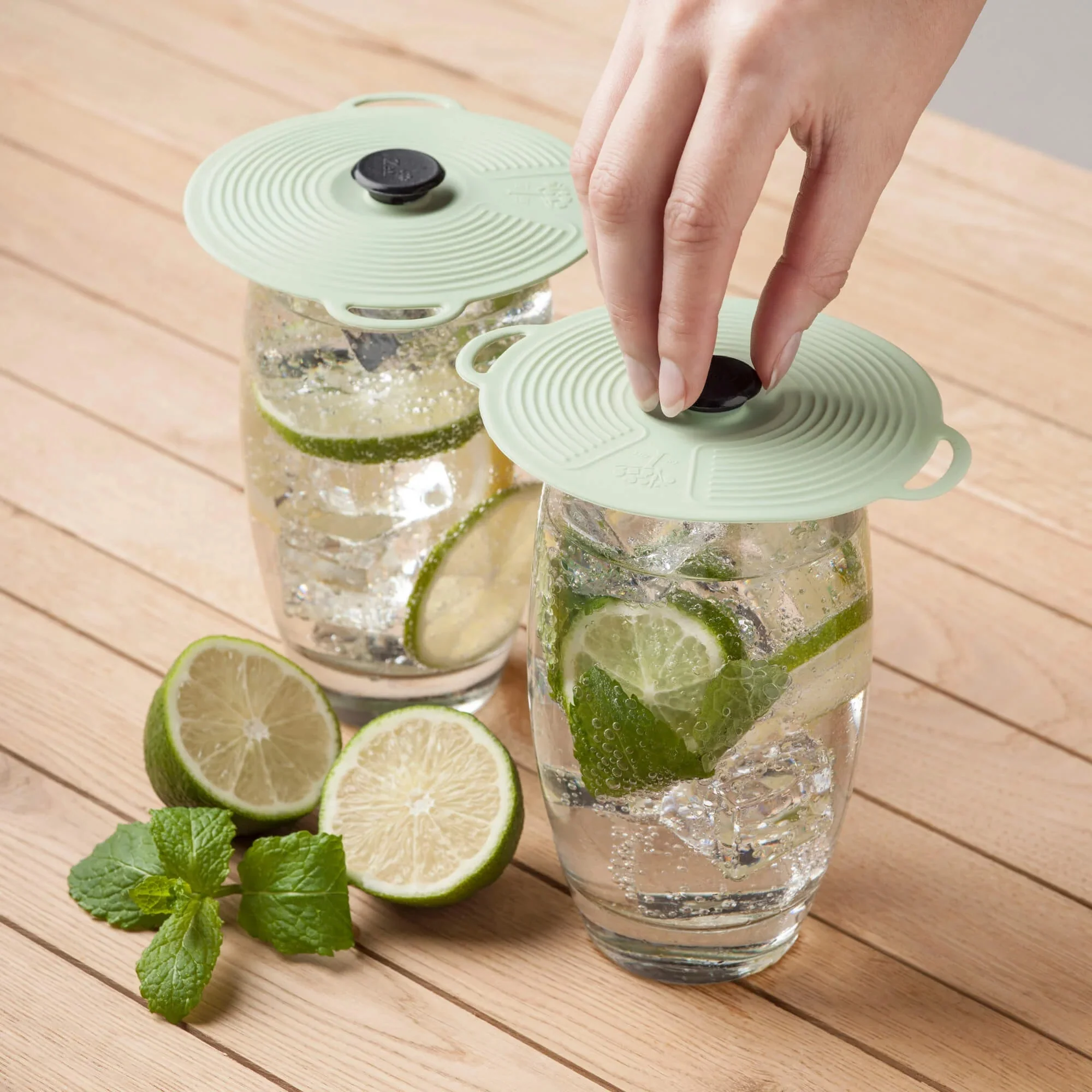 Classic Self Sealing Silicone Lid, Set of 2, 10cm - Image 3