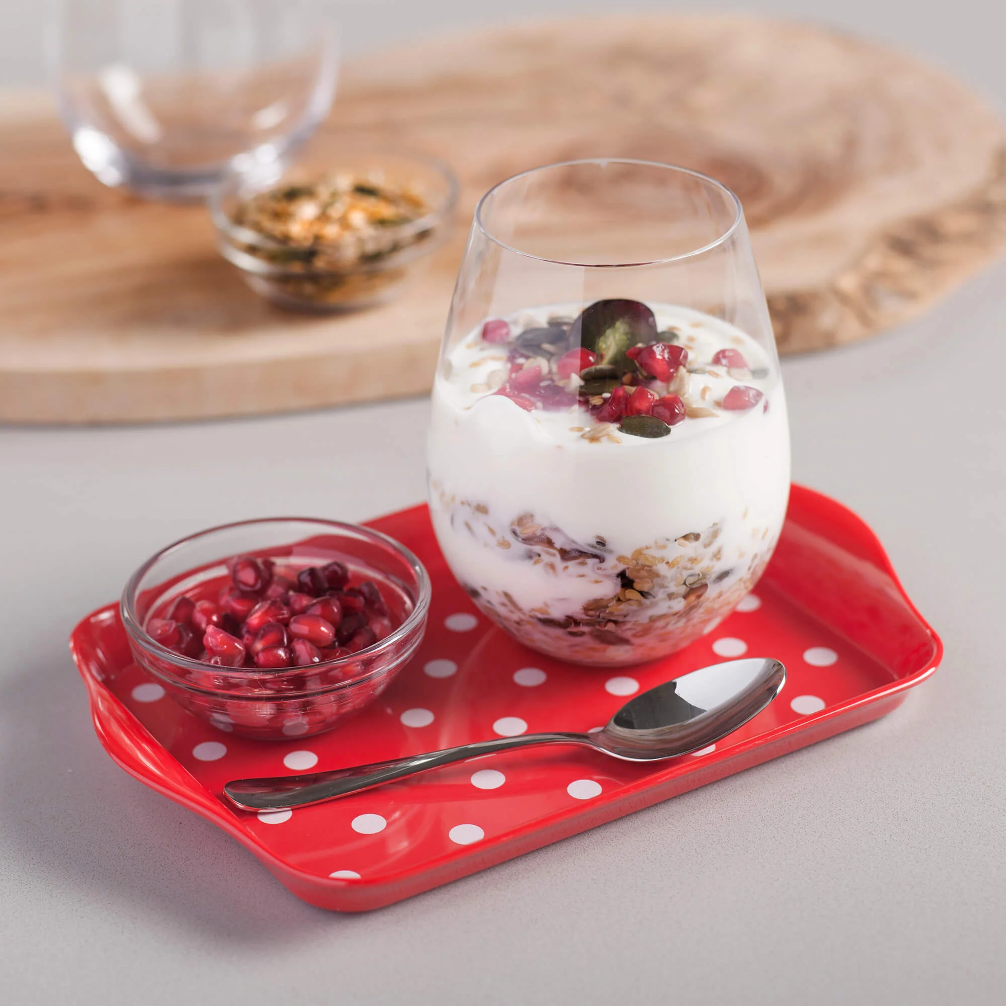 Premium Melamine Dotty Tray, Mini - Image 16