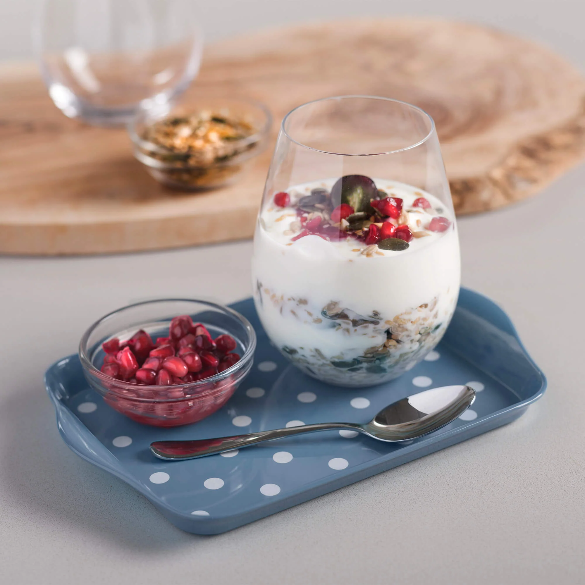 Premium Melamine Dotty Tray, Mini - Image 3