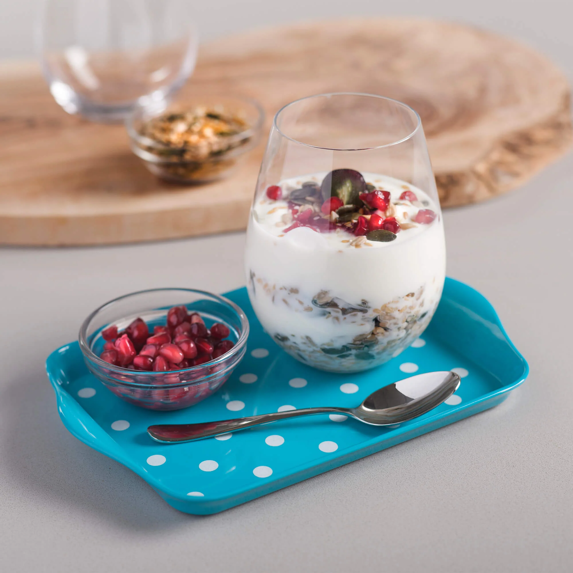 Premium Melamine Dotty Tray, Mini - Image 5