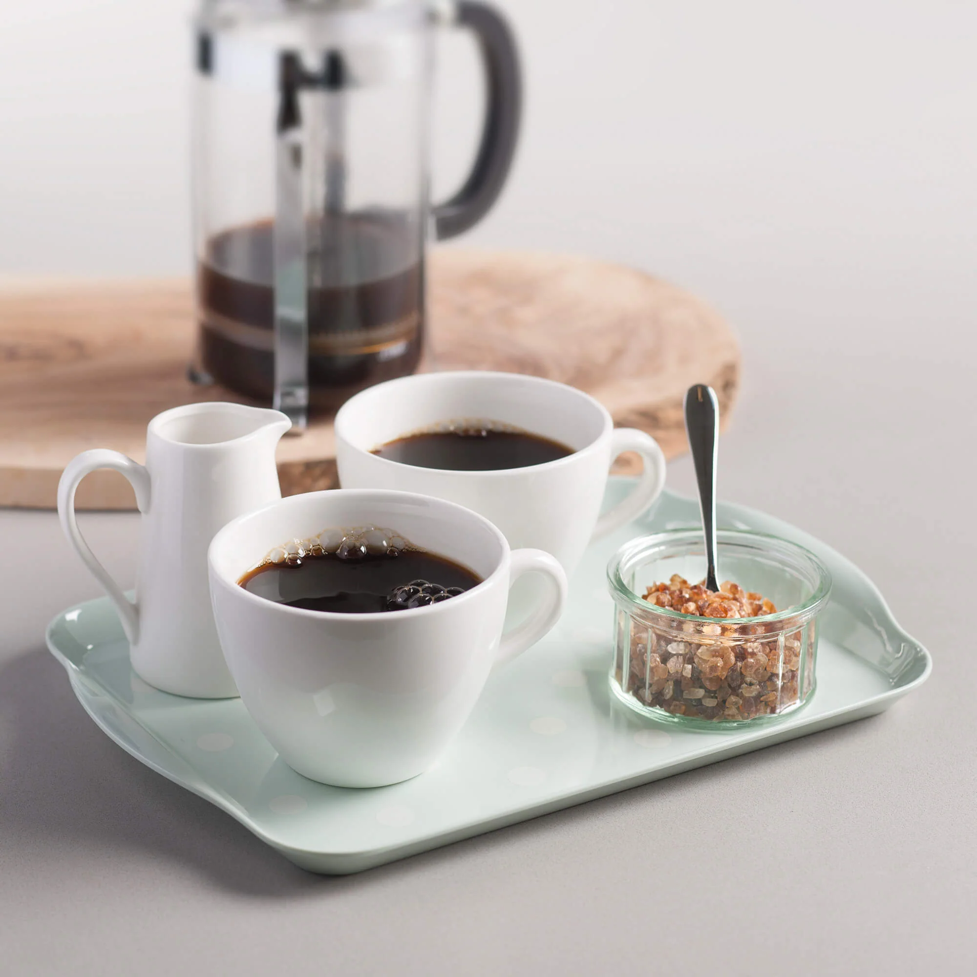 Premium Melamine Dotty Tray, Medium - Image 10