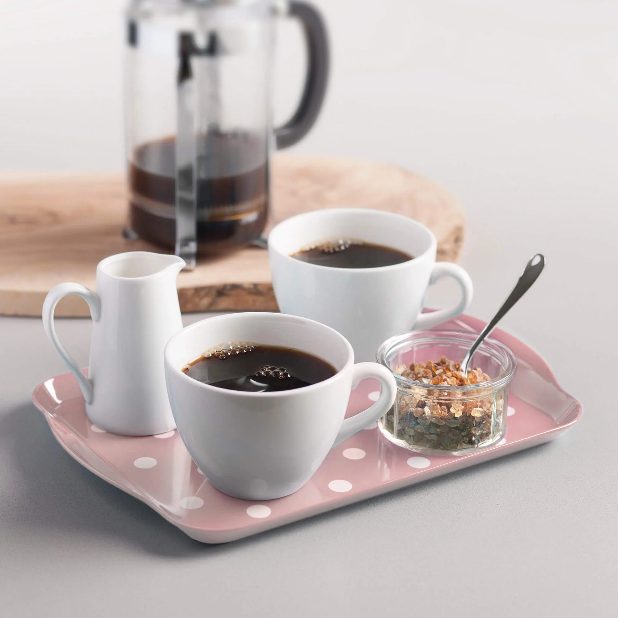 Premium Melamine Dotty Tray, Medium - Image 3