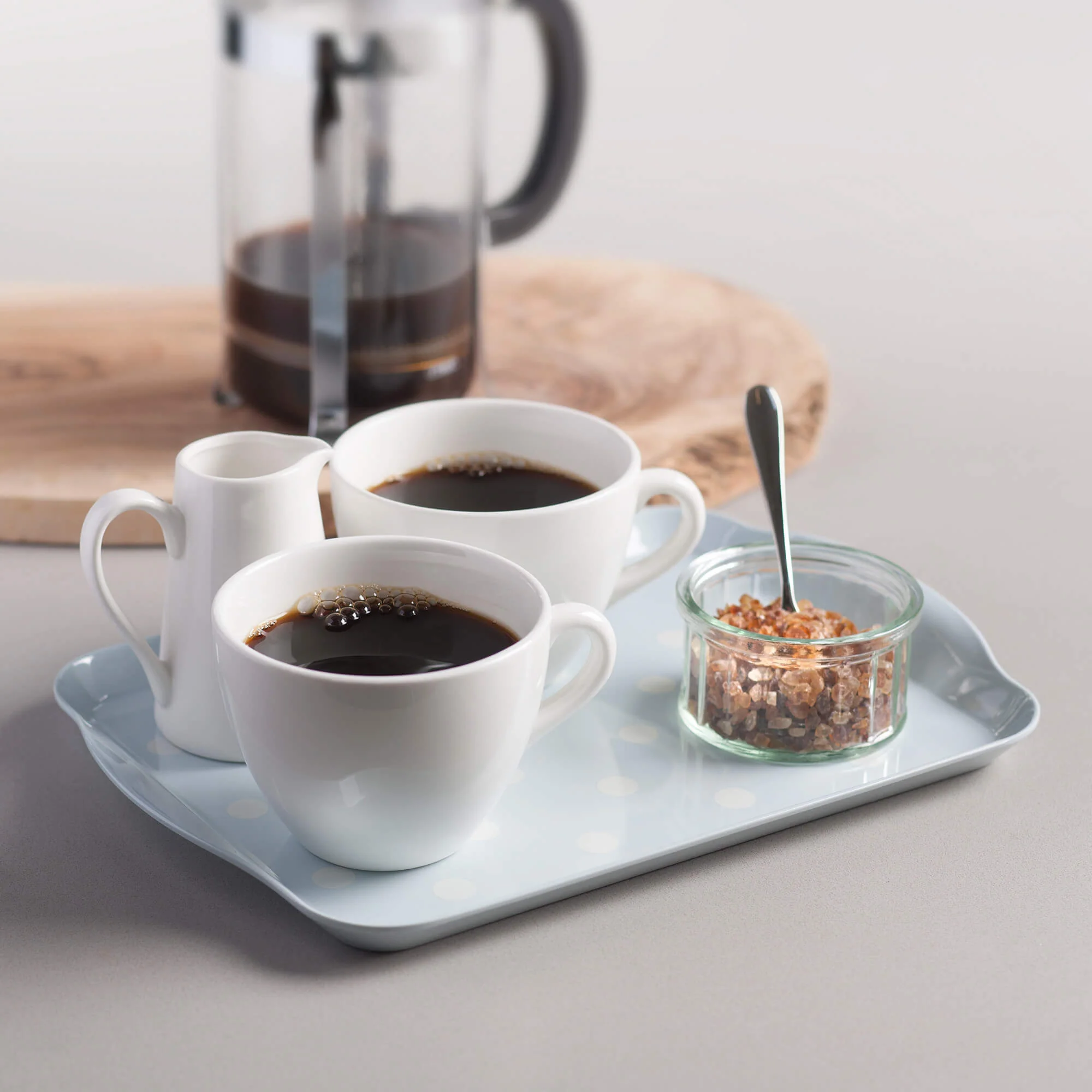 Premium Melamine Dotty Tray, Medium - Image 5