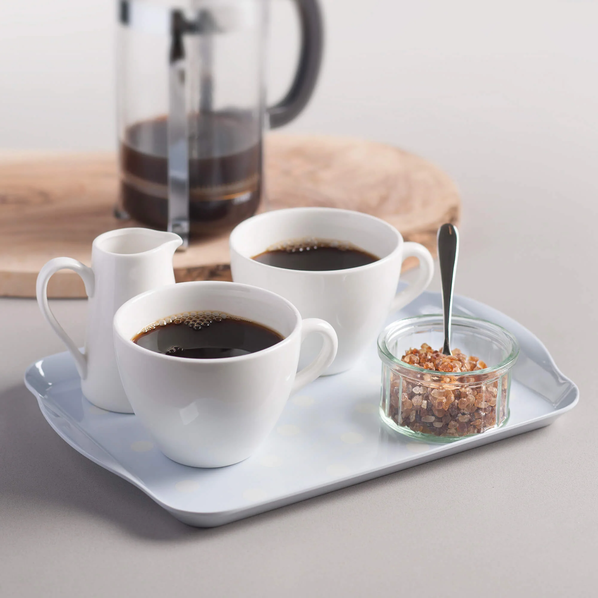 Premium Melamine Dotty Tray, Medium - Image 8