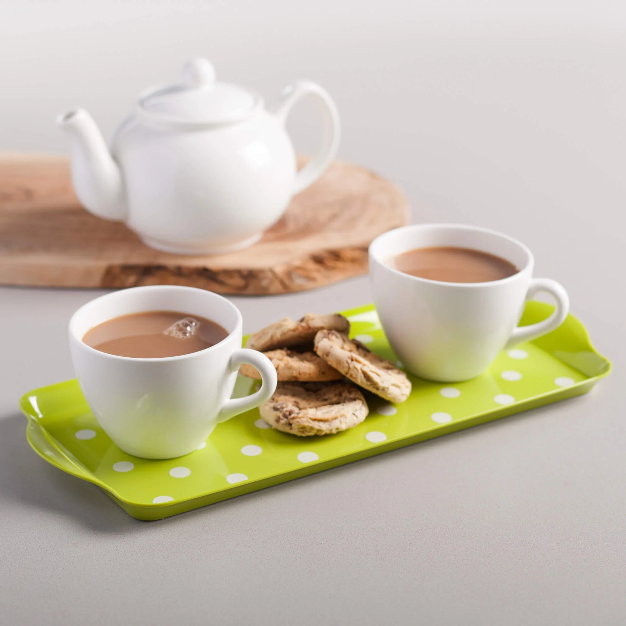 Premium Melamine Dotty Sandwich Tray - Image 4