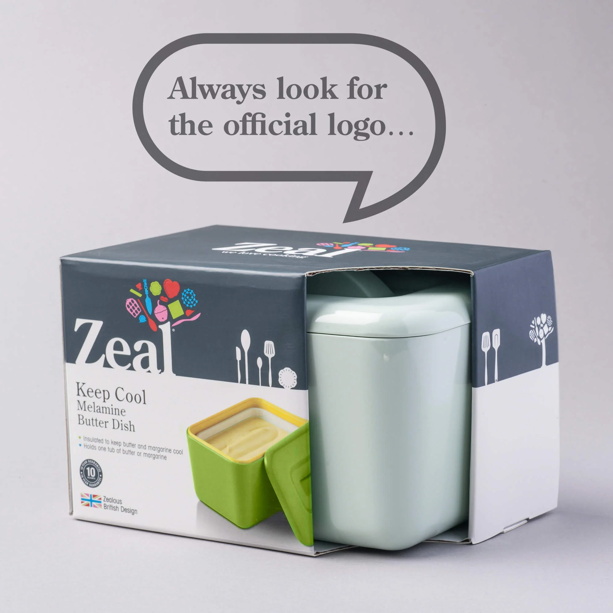 Premium Melamine Insulated Butter Dish with Lid - Image 29