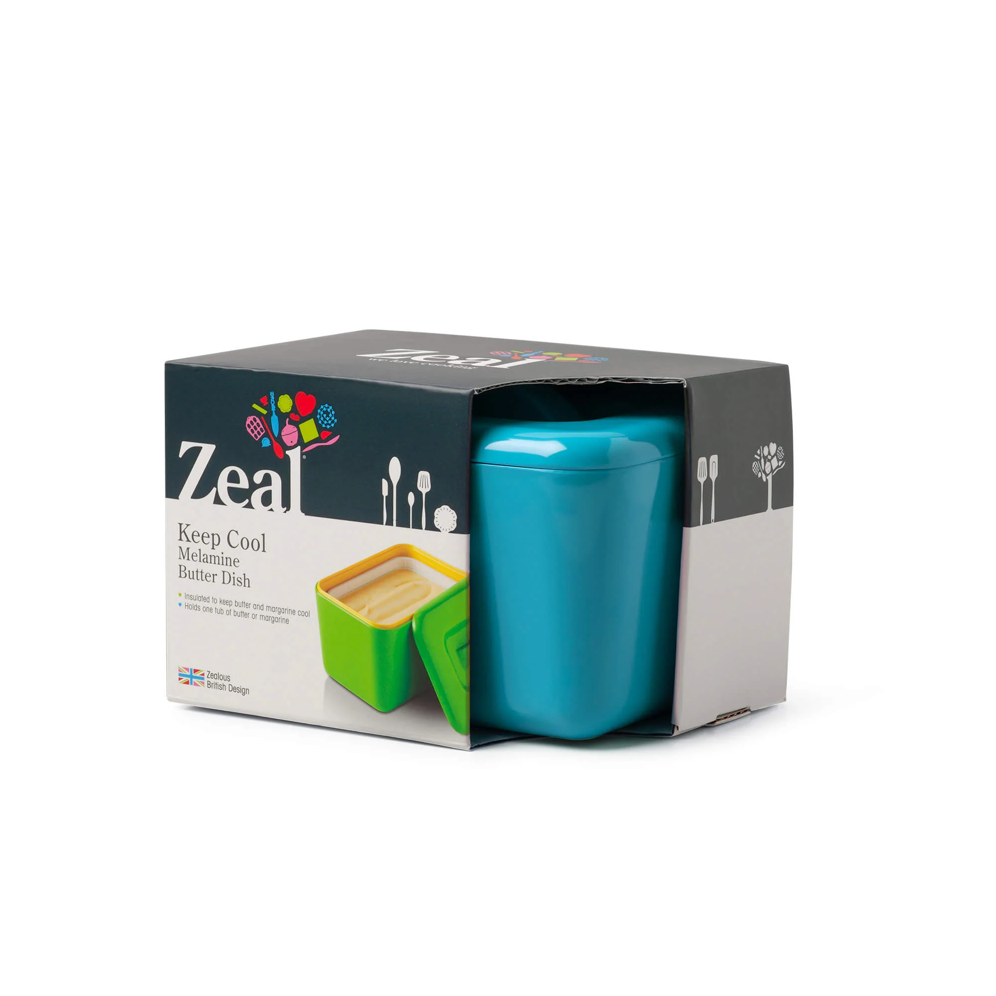 Premium Melamine Insulated Butter Dish with Lid - Image 32