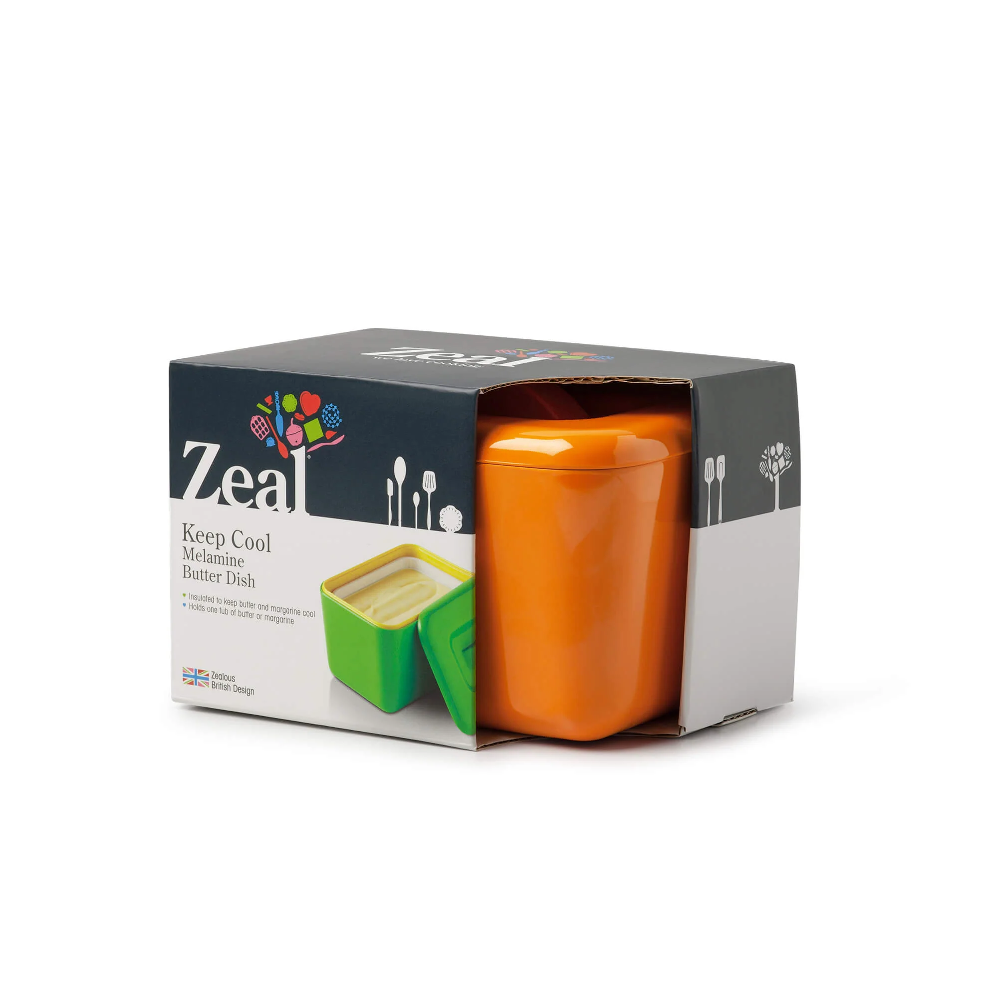 Premium Melamine Insulated Butter Dish with Lid - Image 38