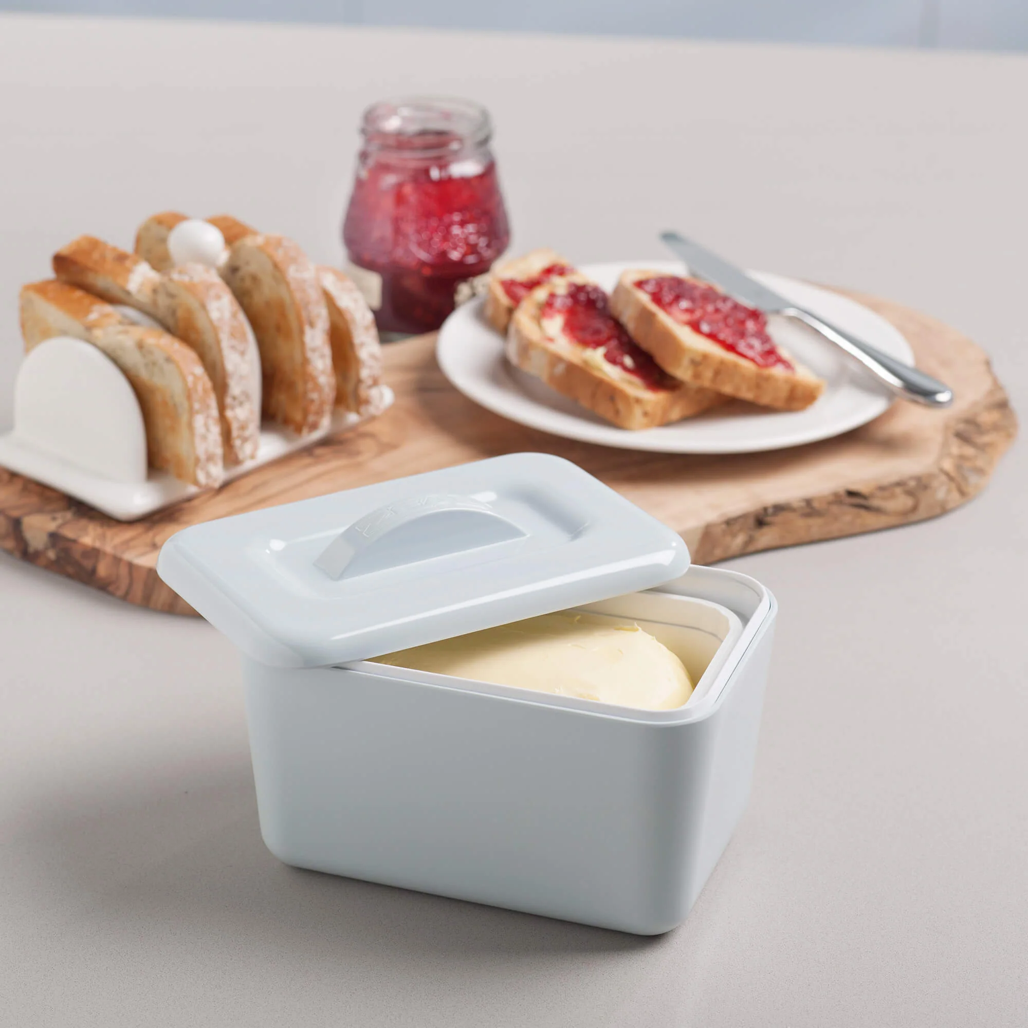 Premium Melamine Insulated Butter Dish with Lid - Image 5