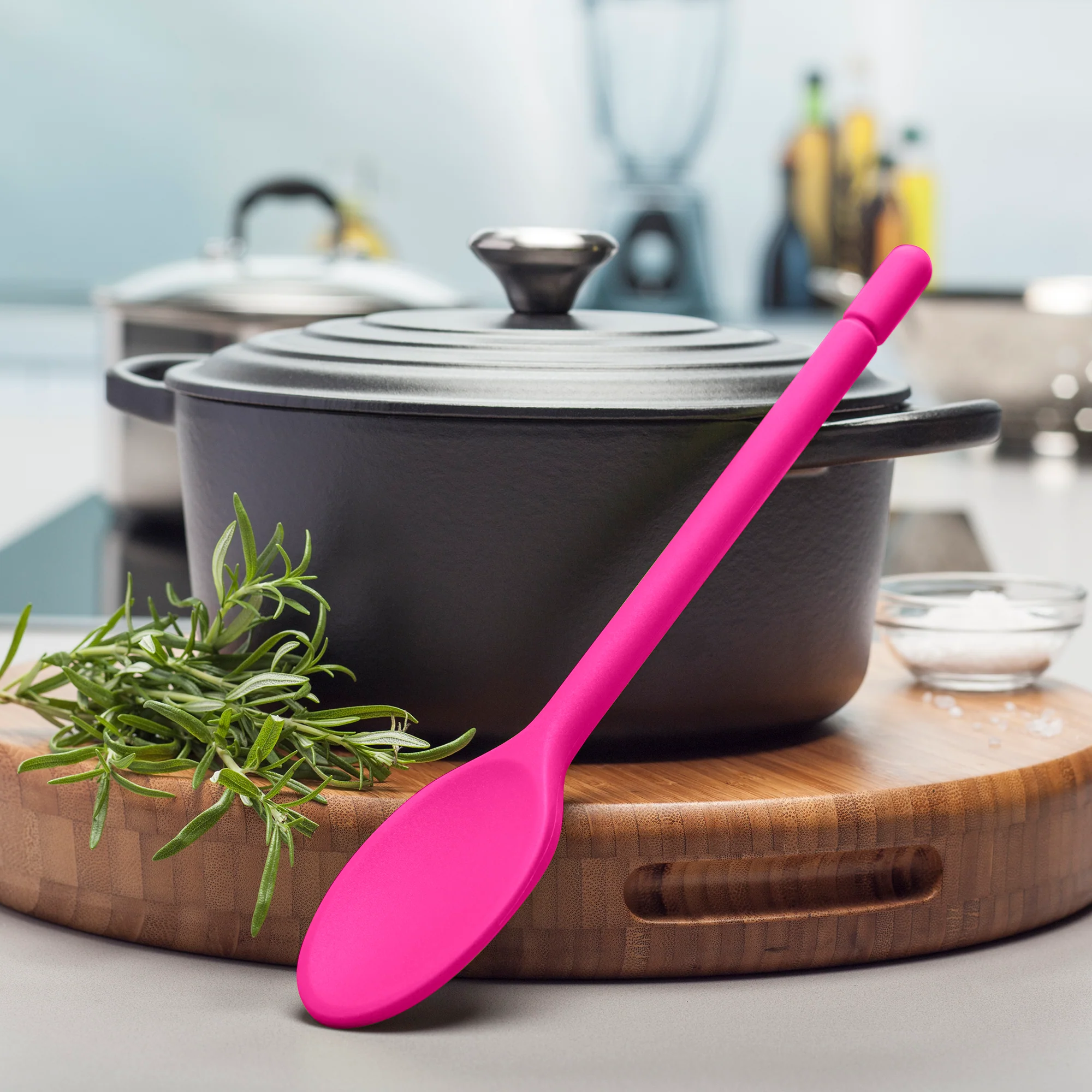 Traditional Silicone Cook’s Spoon 30cm - Image 24