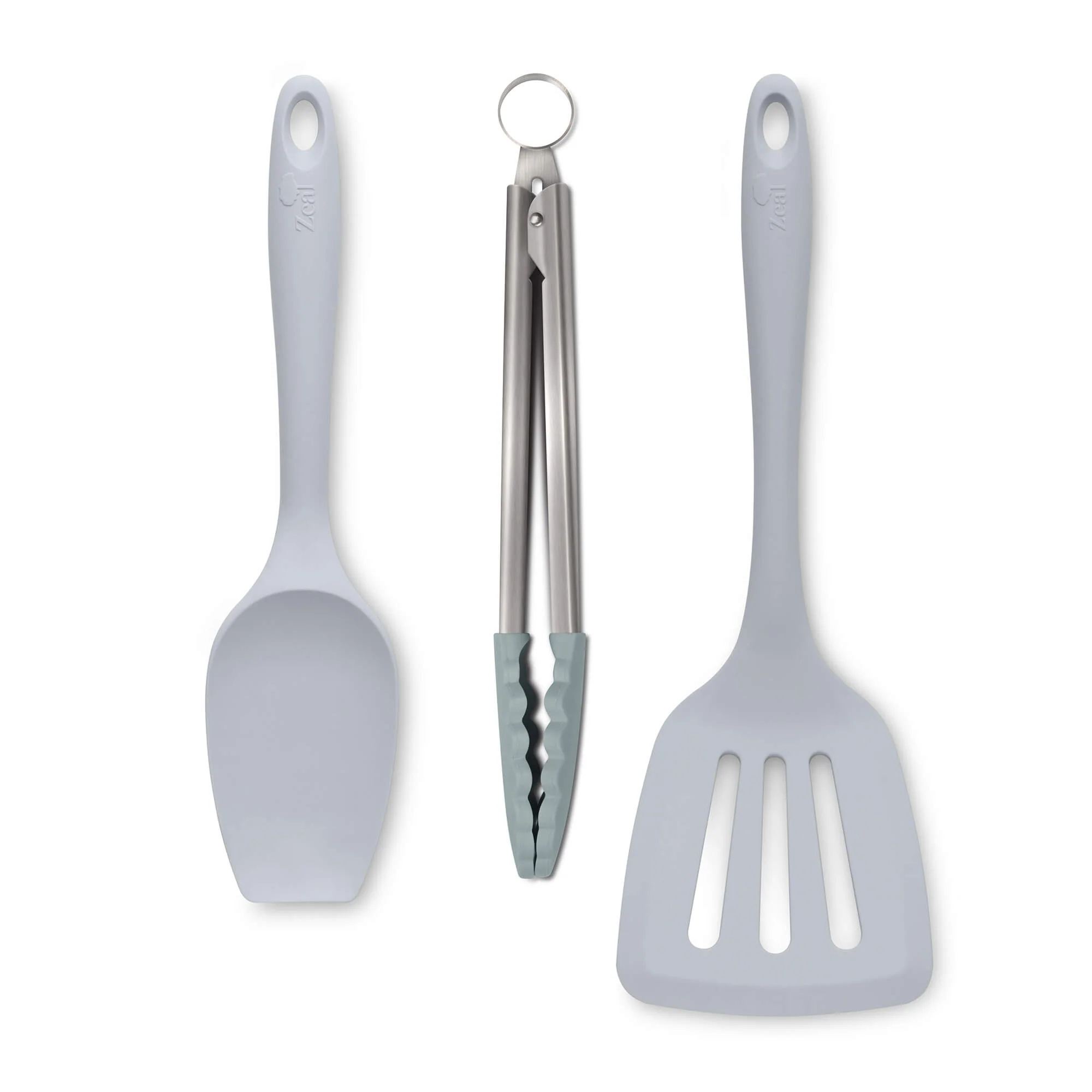 Kitchen Tongs, Slotted Turner & Spatula Spoon Set - Image 11
