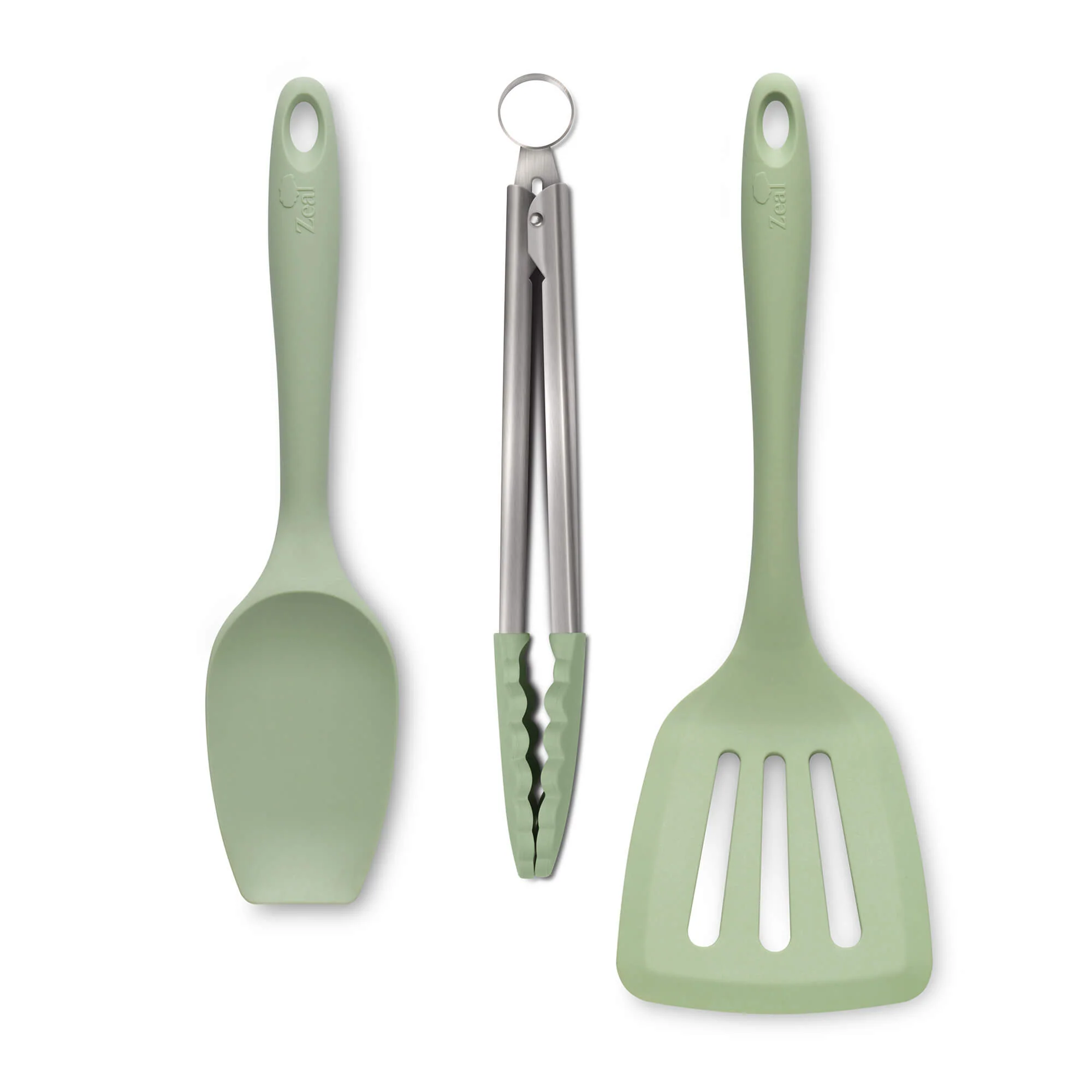 Kitchen Tongs, Slotted Turner & Spatula Spoon Set - Image 15