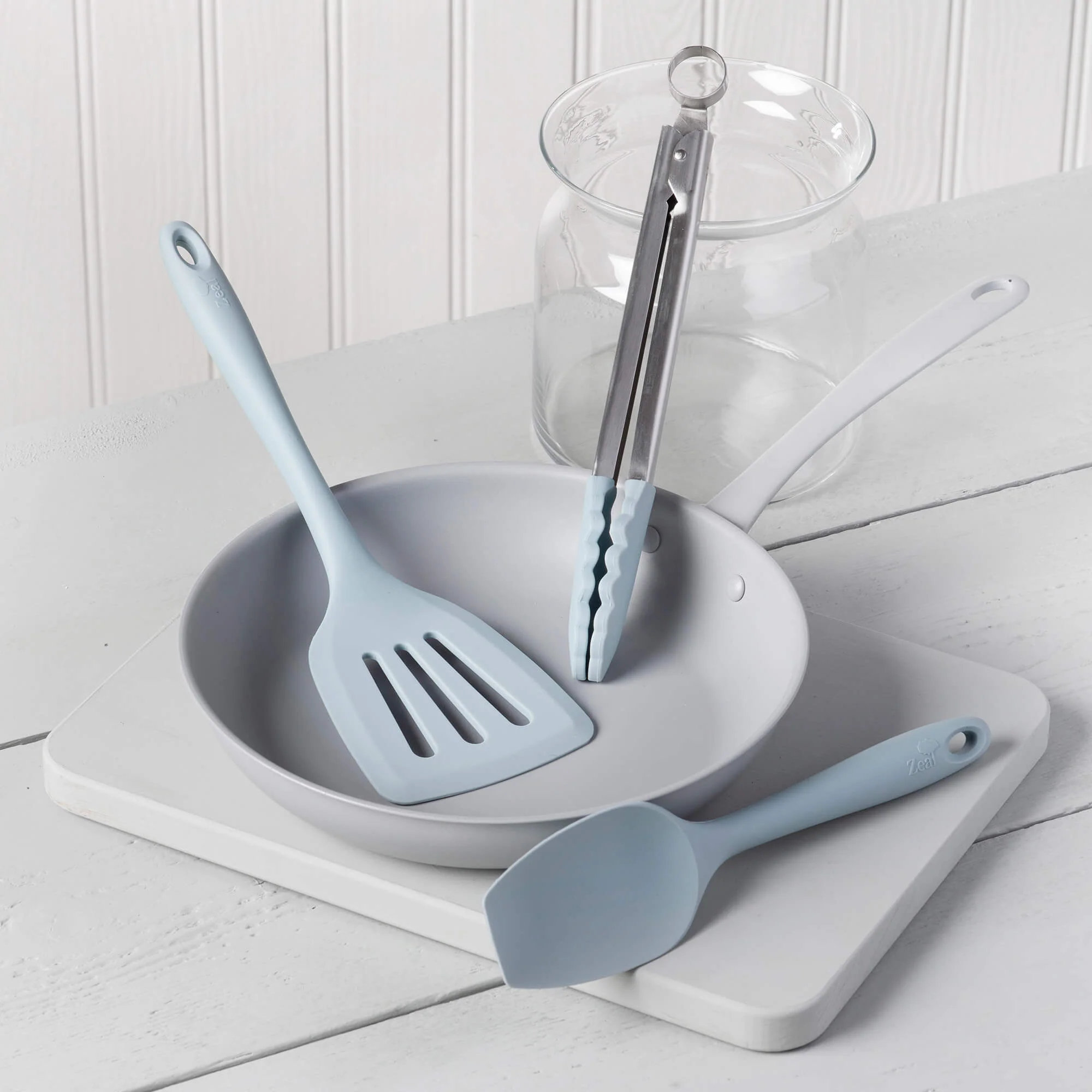 Kitchen Tongs, Slotted Turner & Spatula Spoon Set - Image 18