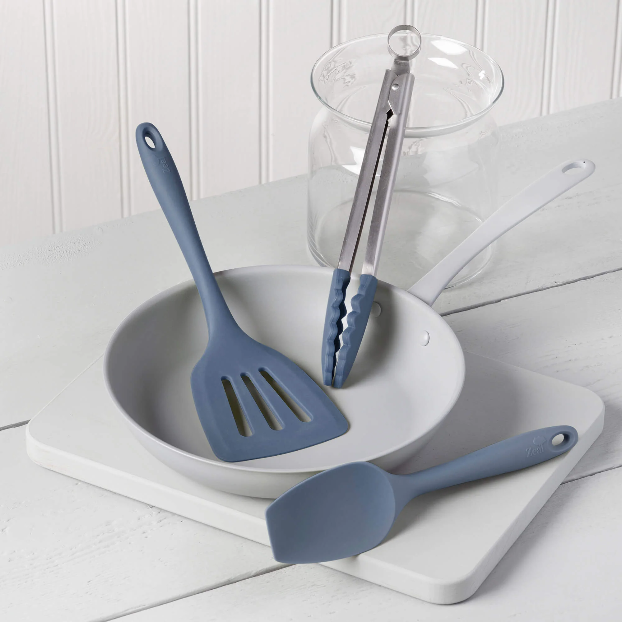 Kitchen Tongs, Slotted Turner & Spatula Spoon Set - Image 20
