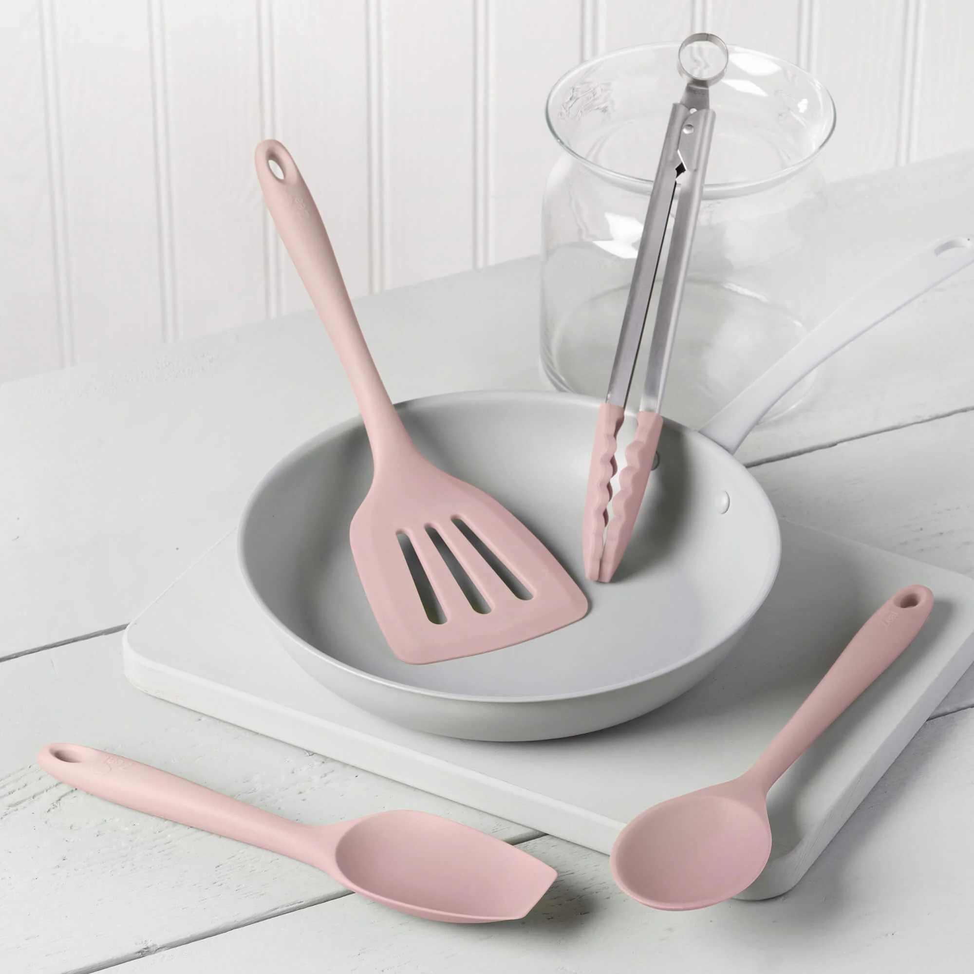 Kitchen Tongs, Slotted Turner, Spoon & Spatula Spoon Set - Image 10