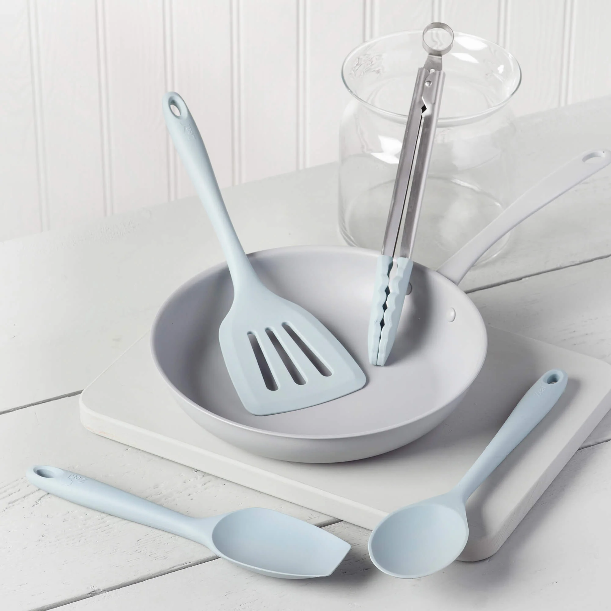 Kitchen Tongs, Slotted Turner, Spoon & Spatula Spoon Set - Image 20