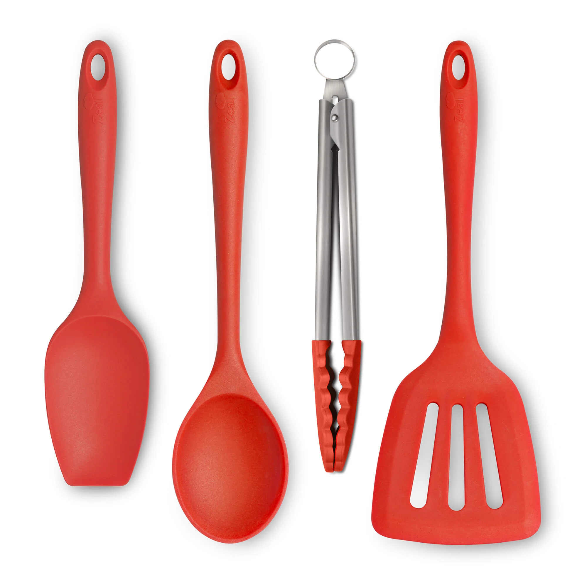 Kitchen Tongs, Slotted Turner, Spoon & Spatula Spoon Set - Image 7