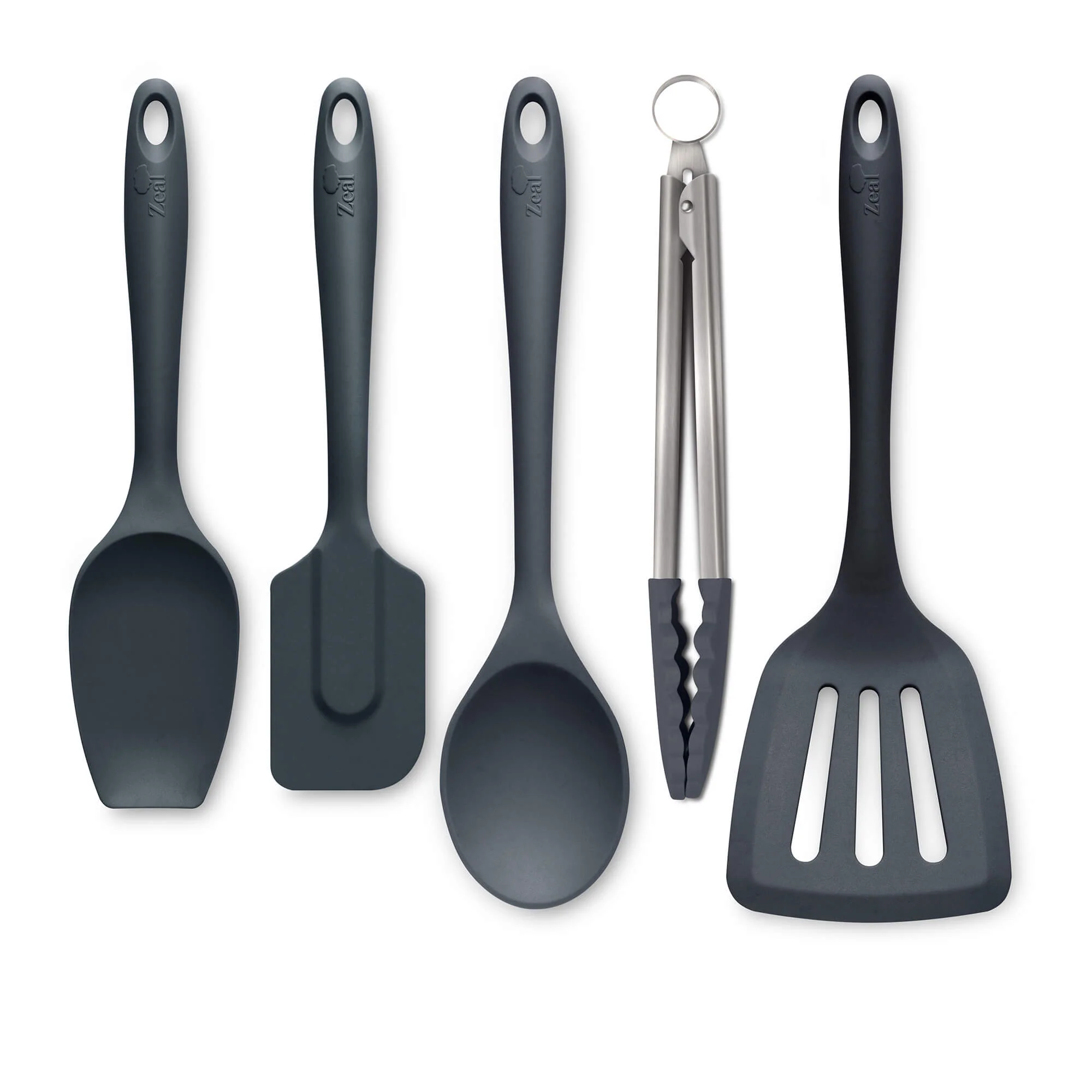 Kitchen Tongs, Slotted Turner, Spoon, Spatula Spoon & Spatula Set - Image 5