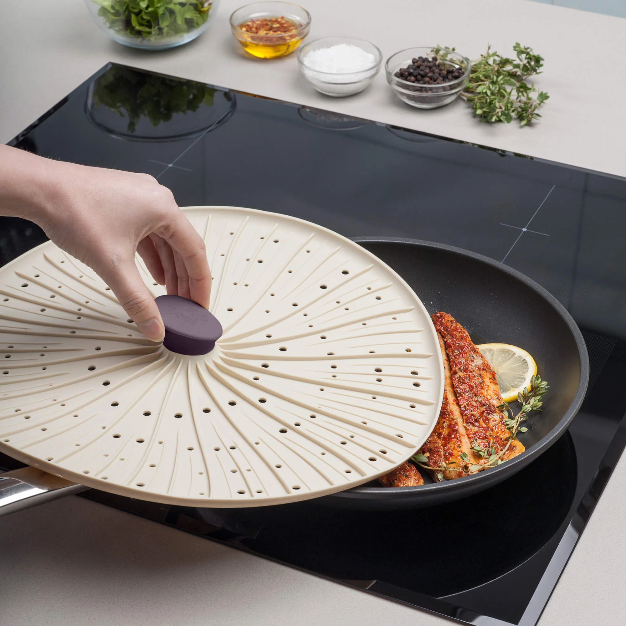 Mushroom Silicone Splatter Guard - Image 3