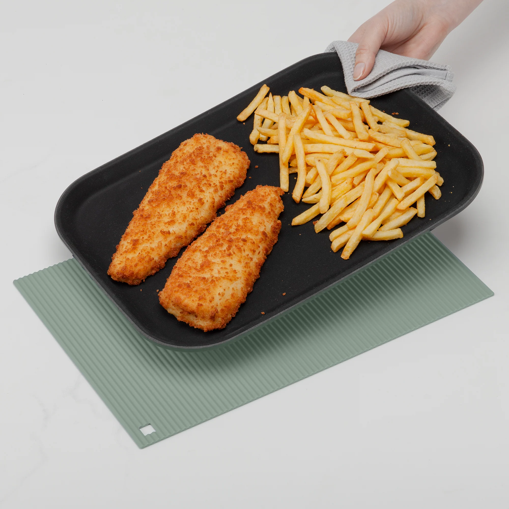 Jumbo Silicone Trivet Mat, Extra Large, 36cm x 24cm - Image 3