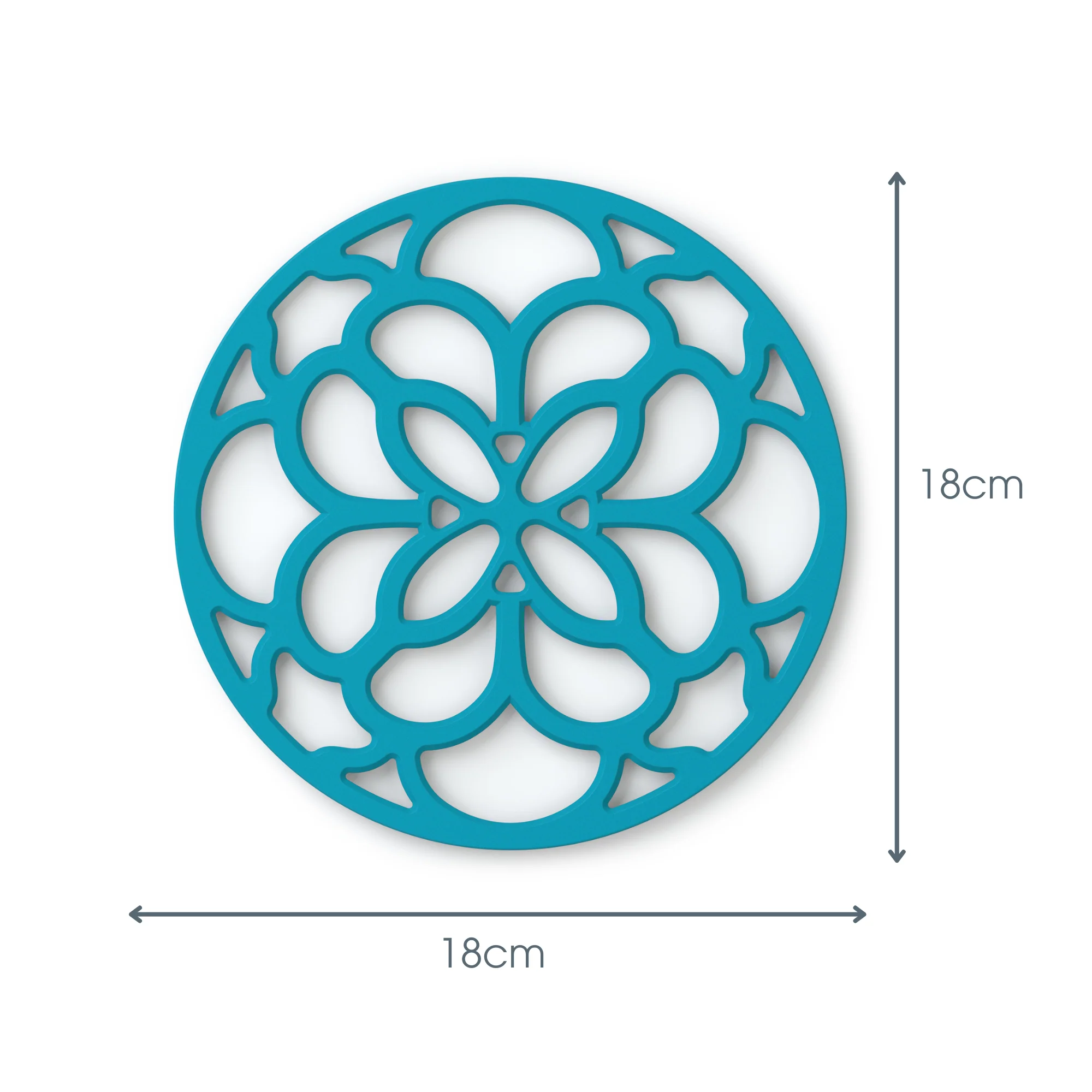Silicone Heritage Circular Hot Mat Trivet, 18cm - Image 4