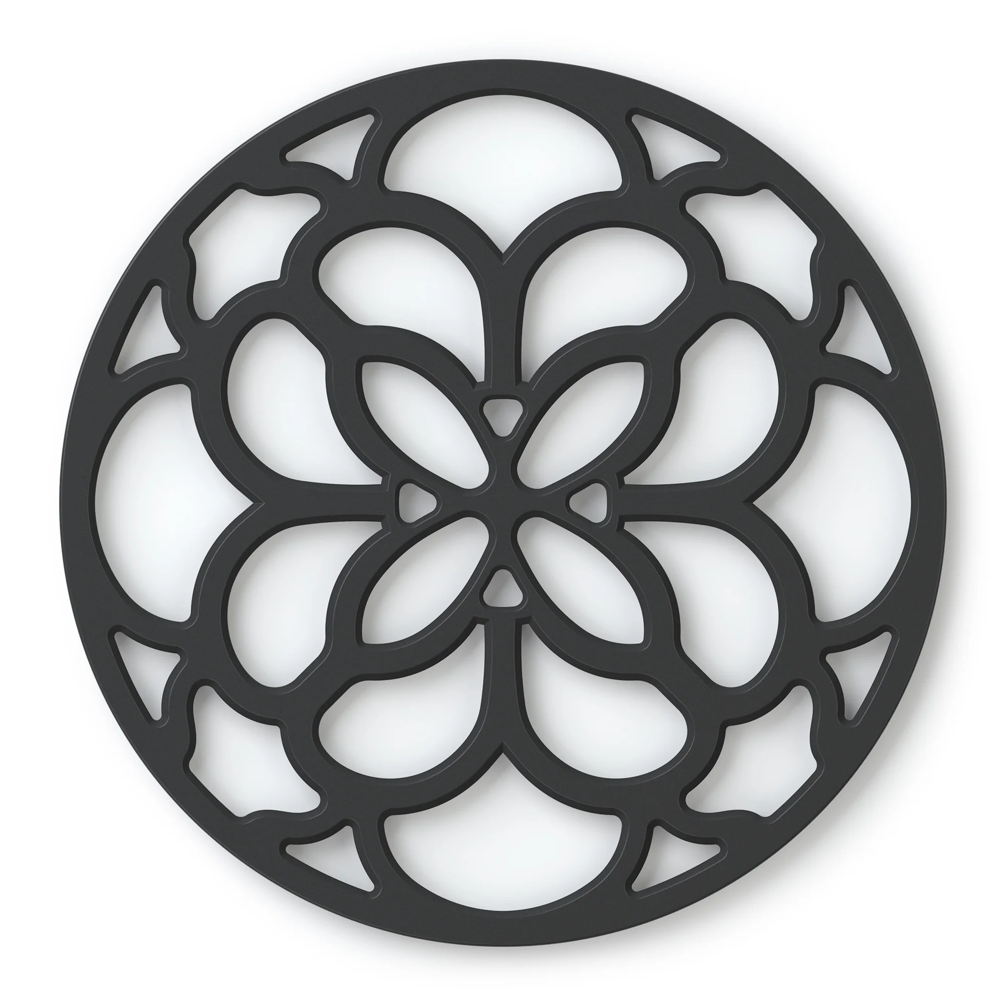 Silicone Heritage Circular Hot Mat Trivet, 18cm - Image 8