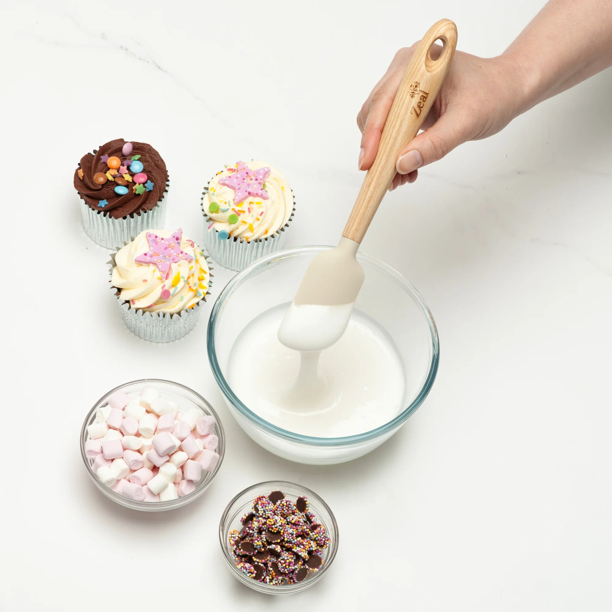 Ash Wood Handled Spatula, 19cm - Image 11