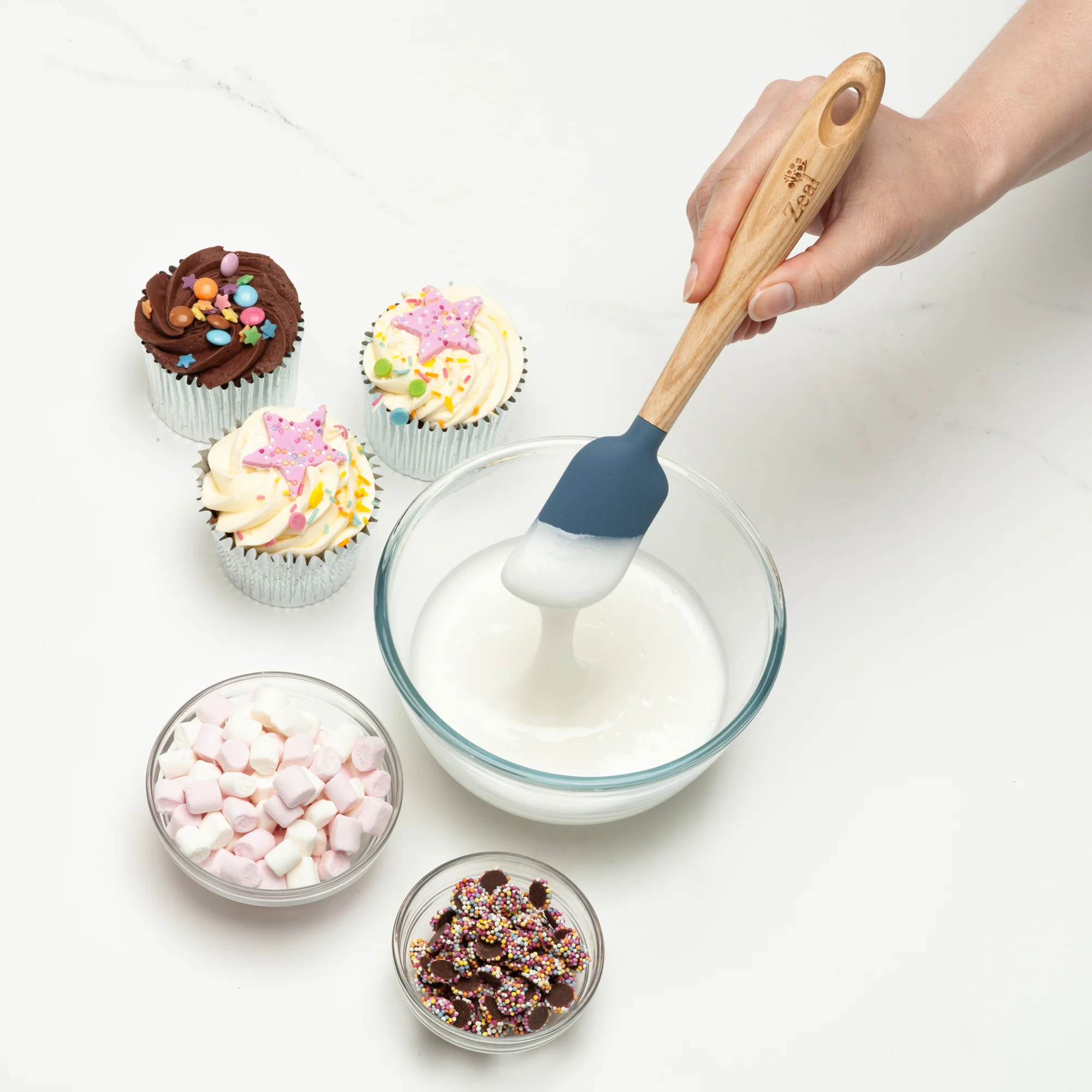 Ash Wood Handled Spatula, 19cm - Image 13