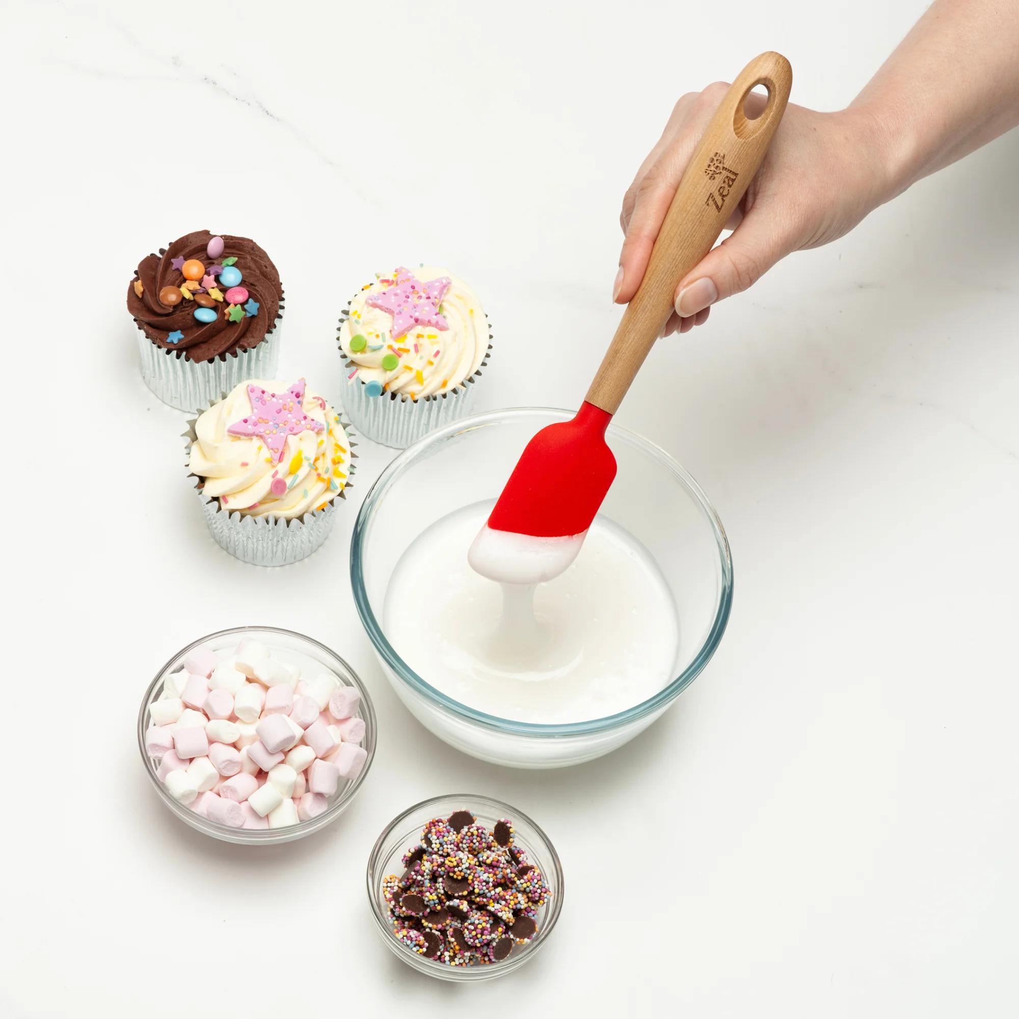 Ash Wood Handled Spatula, 19cm - Image 15