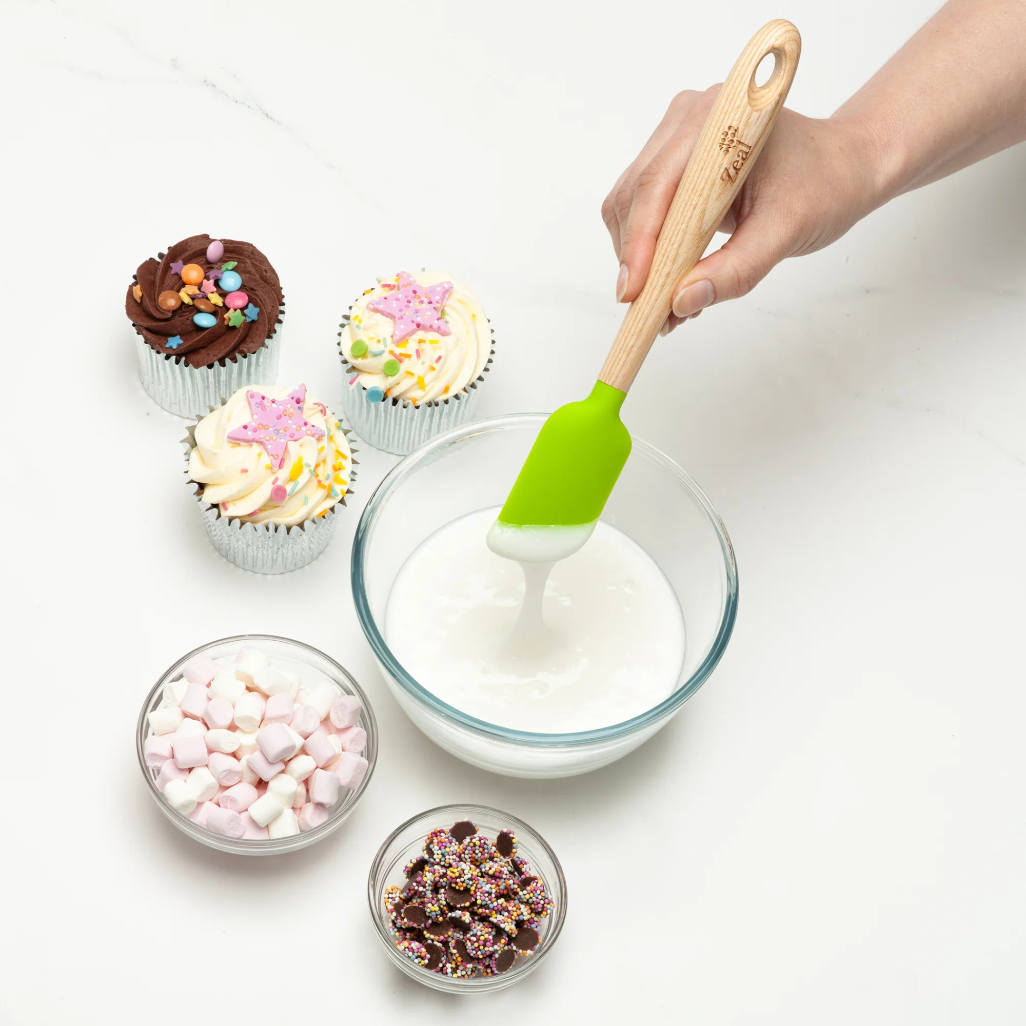 Ash Wood Handled Spatula, 19cm - Image 19