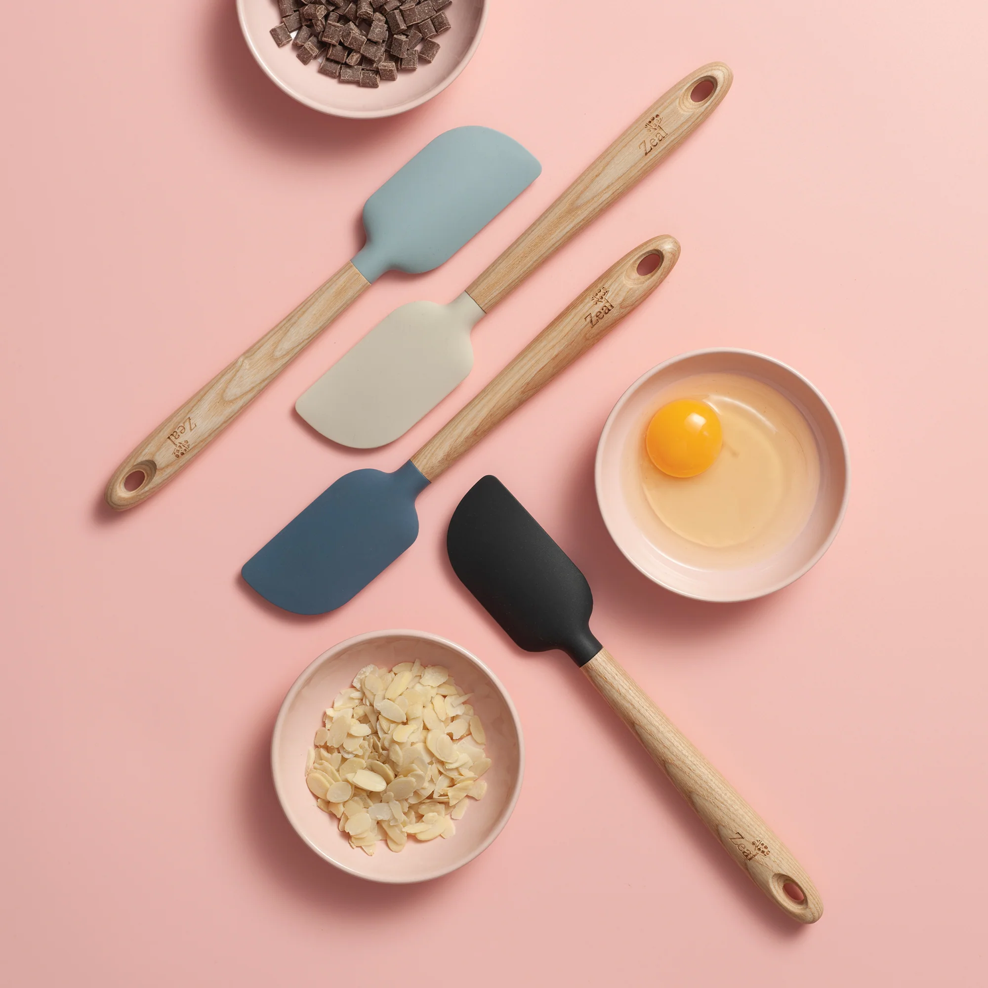 Ash Wood Handled Spatula, 19cm - Image 5